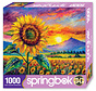 Springbok Sunflower Sunset Puzzle 1000pcs Limited Release