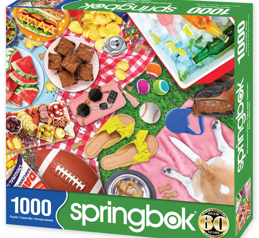 Springbok All American Picnic Puzzle 1000pcs