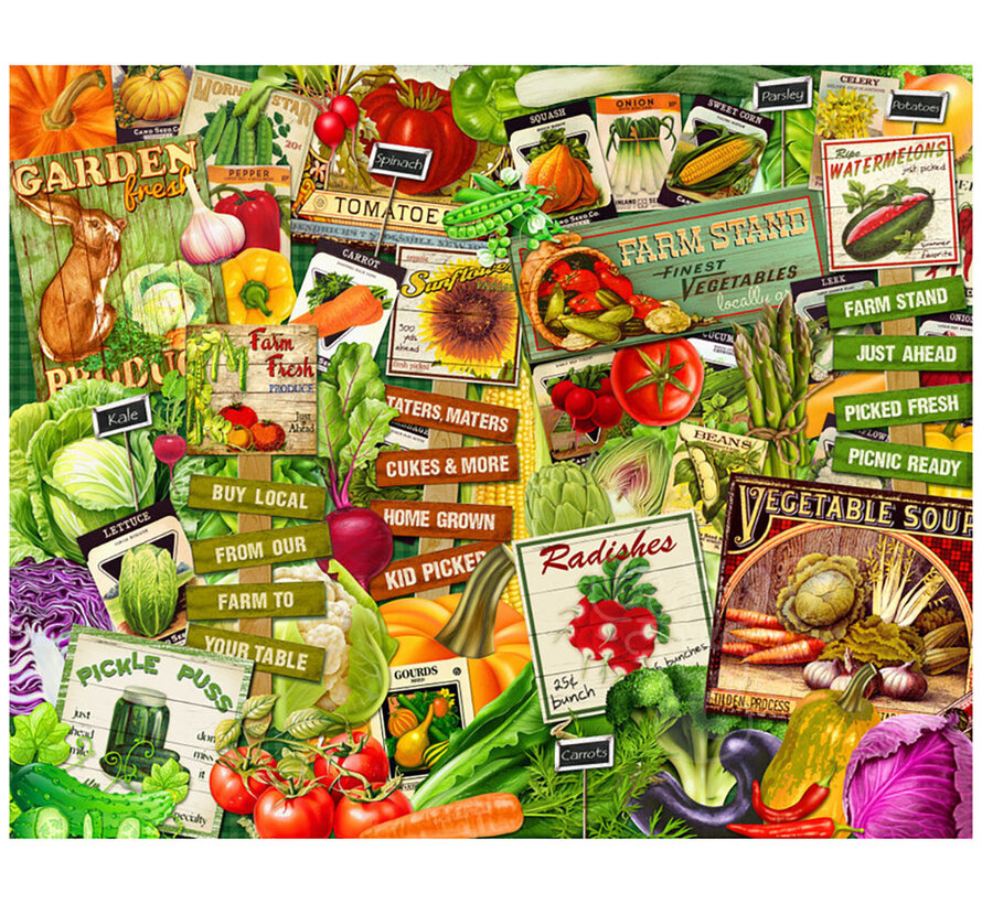Springbok Eat Your Veggies Puzzle 1000pcs Limited Release