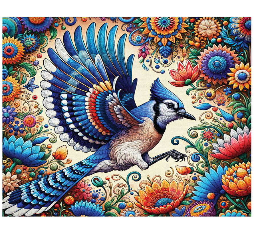 Springbok Blue Jay in Summer Puzzle 1000pcs