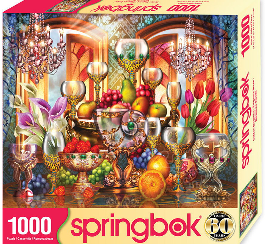 Springbok Golden Elegance Puzzle 1000pcs Limited Release