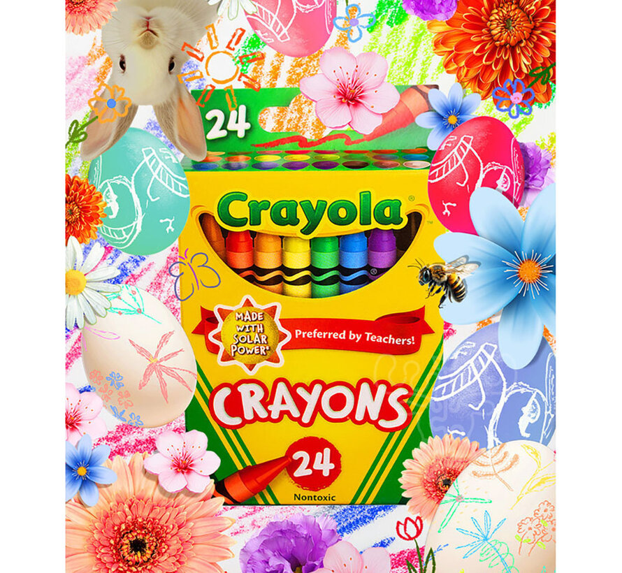 Springbok Crayola Color Me Spring Puzzle 500pcs