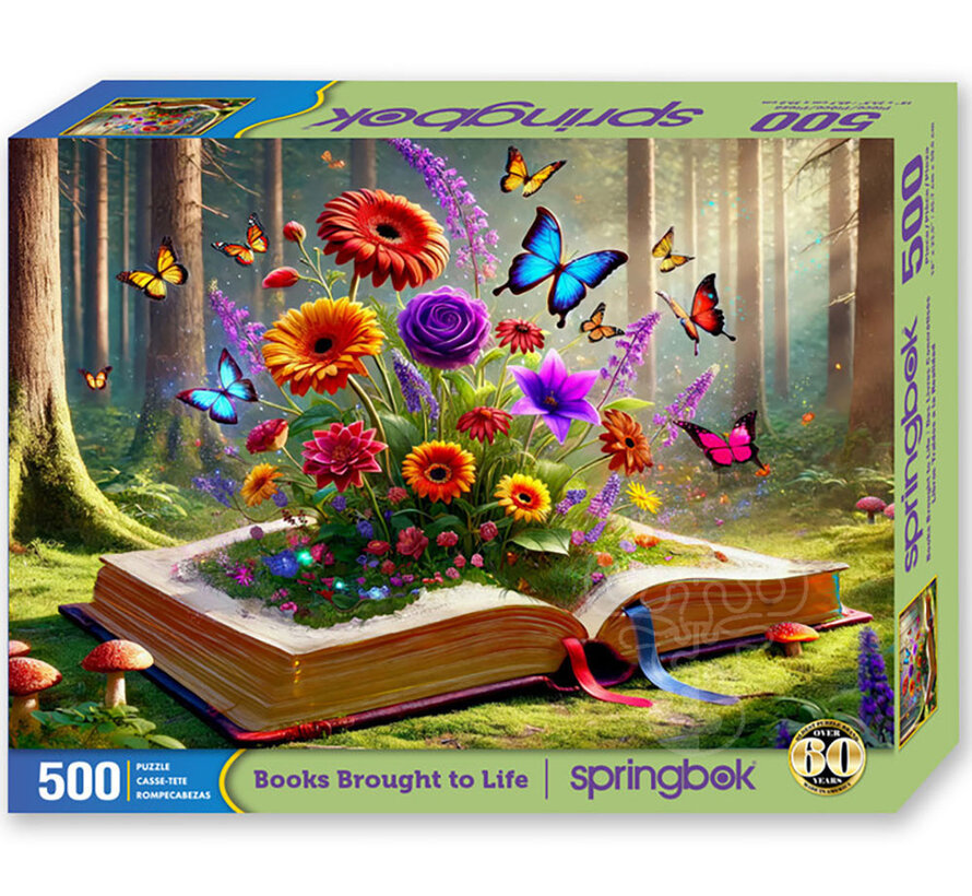 Springbok Books Brought to Life Puzzle 500pcs Limited Release