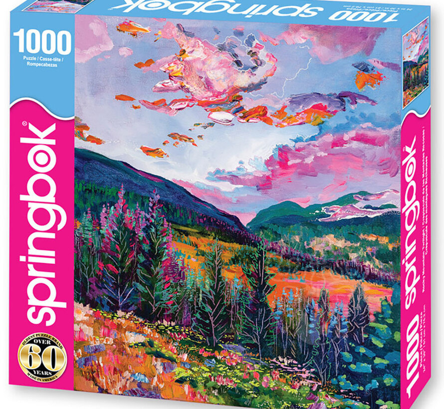 Springbok Rocky Mountain Twilight Puzzle 1000pcs Limited Release