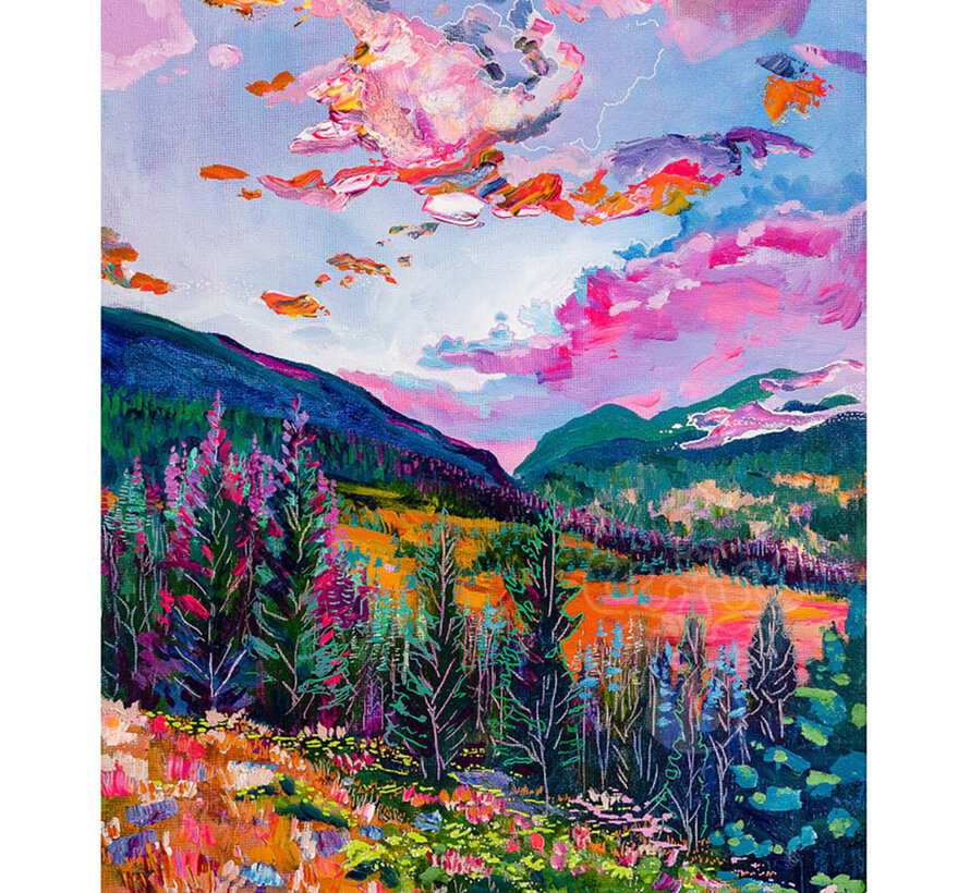 Springbok Rocky Mountain Twilight Puzzle 1000pcs Limited Release
