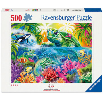 Ravensburger FINAL SALE Ravensburger Ocean Treasures Puzzle 500pcs Canadian JPA Nationals 2025 Pairs Division Qualifier 1