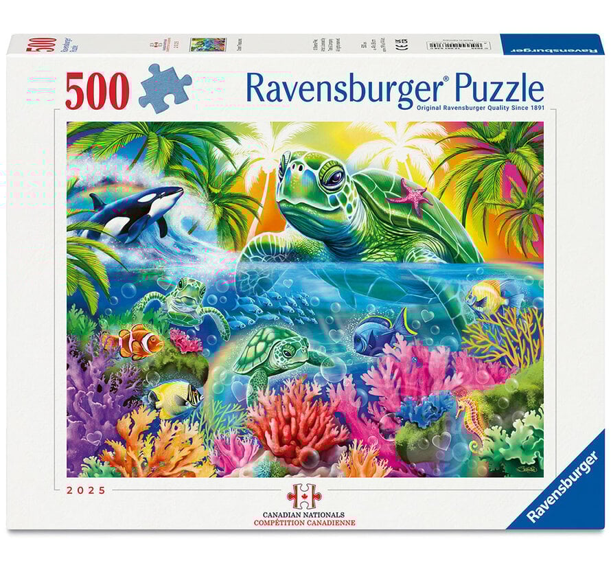 Ravensburger Ocean Treasures Puzzle 500pcs Canadian JPA Nationals 2025 Pairs Division Qualifier 1