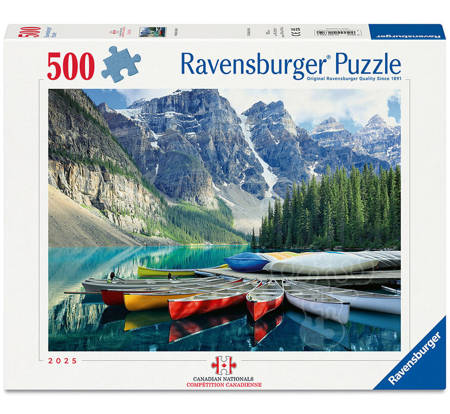 Ravensburger Moraine Lake Puzzle 500pcs Canadian JPA Nationals 2025 Individual Qualifier 1