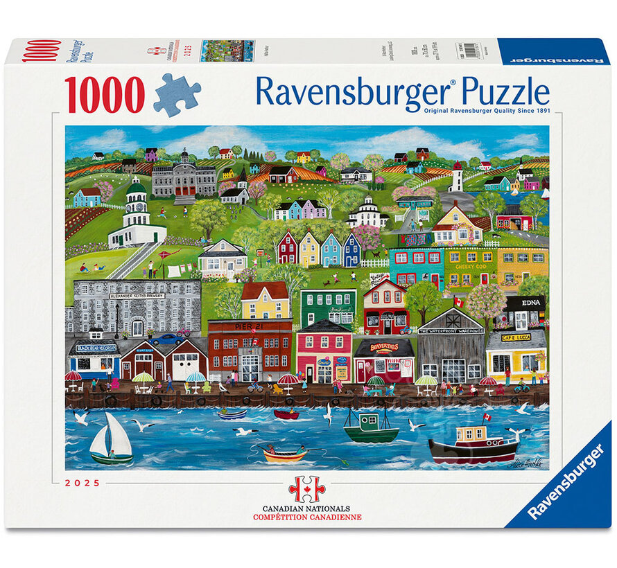 Ravensburger Halifax Harbour Puzzle 1000pcs Canadian JPA Nationals 2025 Teams Division Qualifier 1
