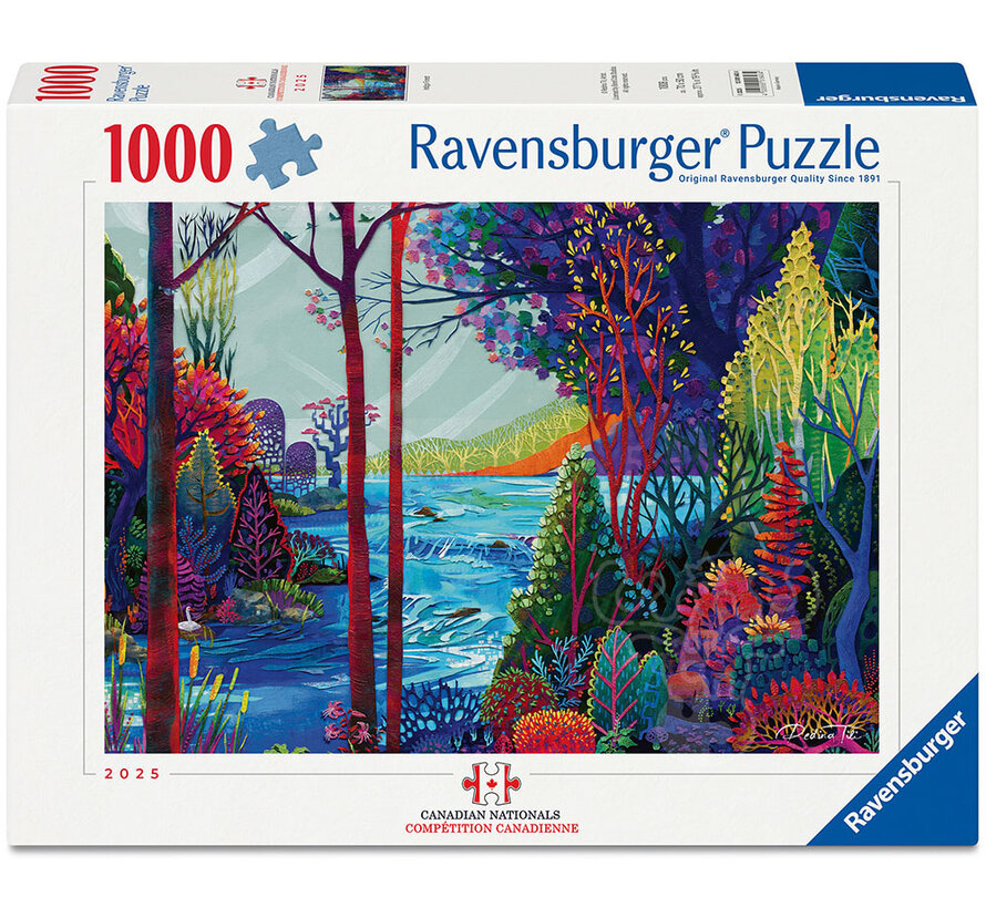 Ravensburger Indigo Forest Puzzle 1000pcs Canadian JPA Nationals 2025 Teams Division Qualifer 2
