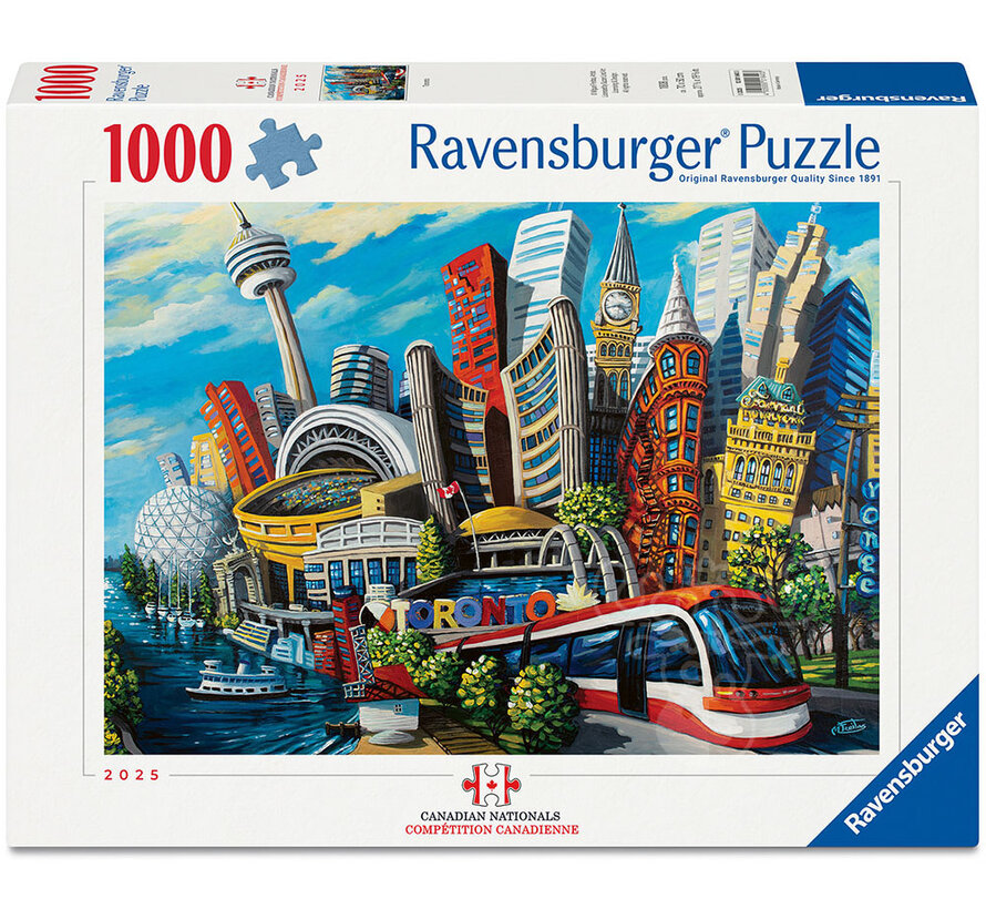 Ravensburger Toronto Puzzle 1000pcs Canadian JPA Nationals 2025 Pairs Division Final