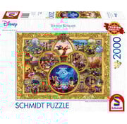 Schmidt Schmidt Thomas Kinkade - Disney Mickey & Minnie Disney Dreams Collection Puzzle 2000pcs - Import