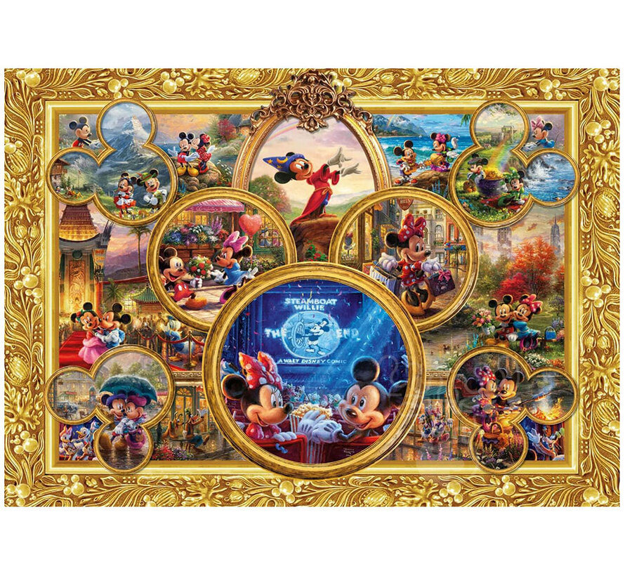 Schmidt Thomas Kinkade - Disney Mickey & Minnie Disney Dreams Collection Puzzle 2000pcs - Import