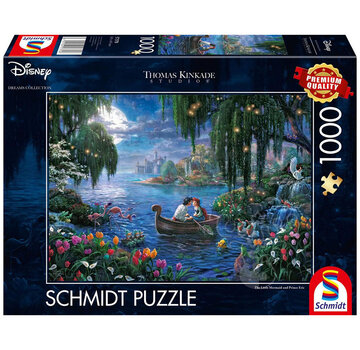 Schmidt Schmidt Thomas Kinkade - Disney The Little Mermaid and Prince Eric Puzzle 1000pcs - Import