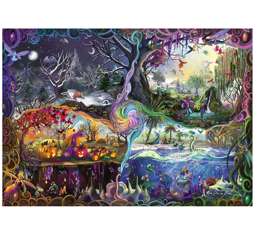 Schmidt Four Realms Puzzle 1000pcs - Import