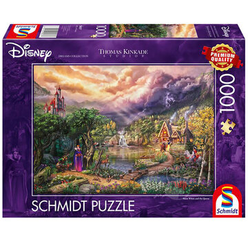 Schmidt Schmidt Thomas Kinkade - Disney Snow White and the Queen Puzzle 1000pcs - Import