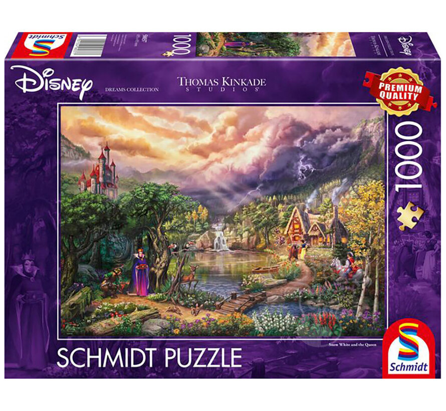 Schmidt Thomas Kinkade - Disney Snow White and the Queen Puzzle 1000pcs - Import
