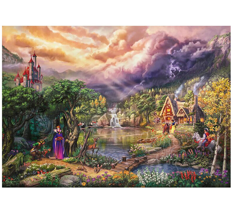 Schmidt Thomas Kinkade - Disney Snow White and the Queen Puzzle 1000pcs - Import