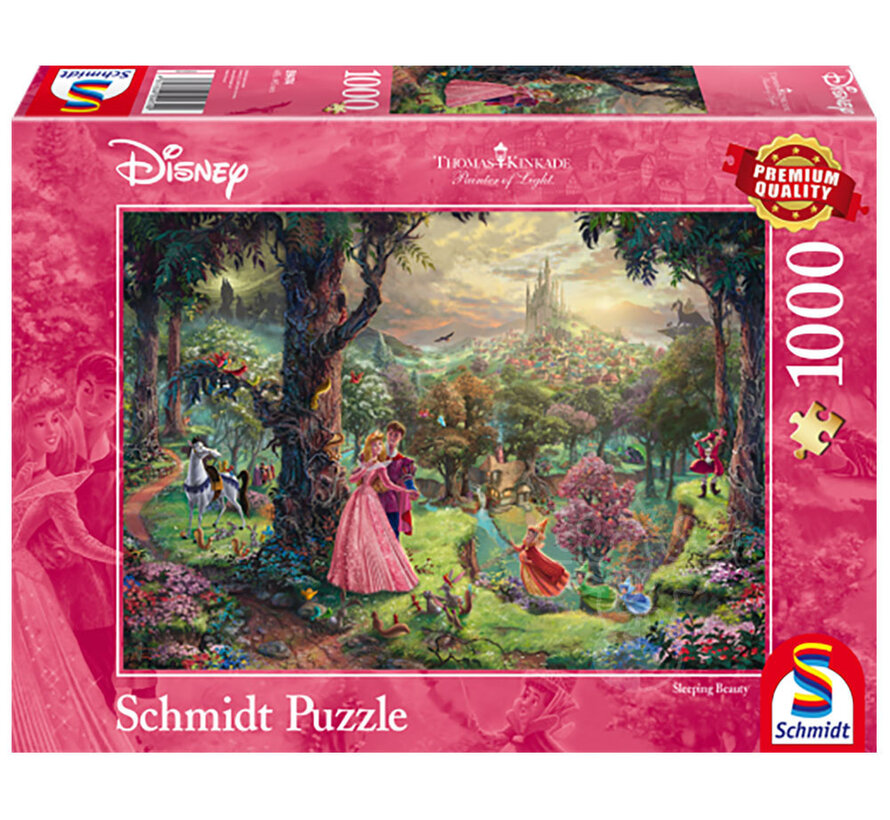 Schmidt Thomas Kinkade - Disney The Sleeping Beauty Puzzle 1000pcs - Import