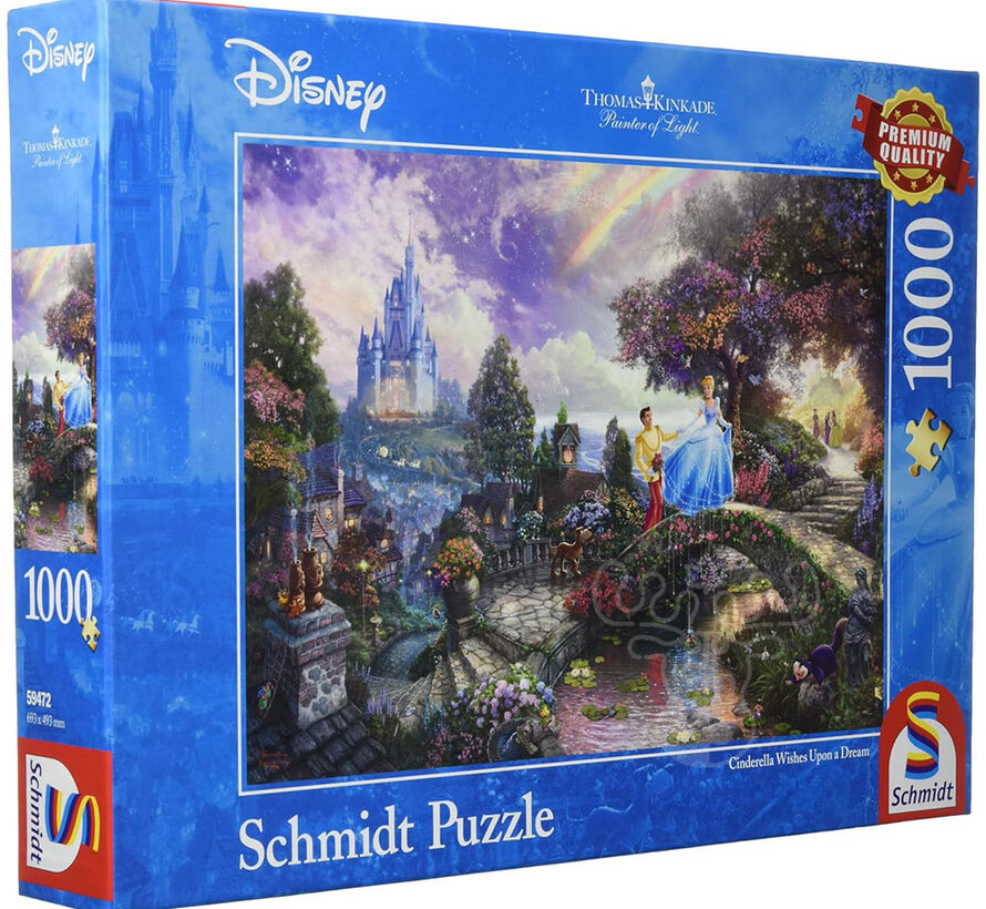 Schmidt Thomas Kinkade - Disney Cinderella Puzzle 1000pcs - Import