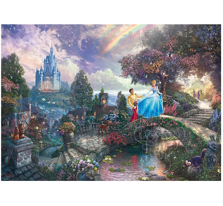 Schmidt Thomas Kinkade - Disney Cinderella Puzzle 1000pcs - Import
