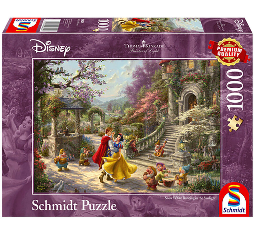 Schmidt Thomas Kinkade - Disney Snow White - Dancing with the Prince Puzzle 1000pcs - Import