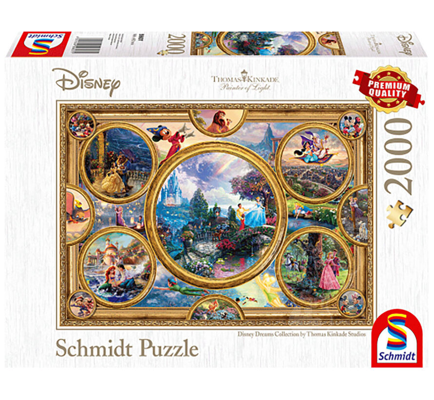 Schmidt Thomas Kinkade - Disney Dreams Collection Puzzle 2000pcs - Import