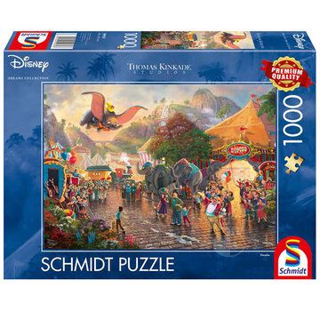Schmidt Schmidt Thomas Kinkade - Disney Dumbo Puzzle 1000pcs - Import