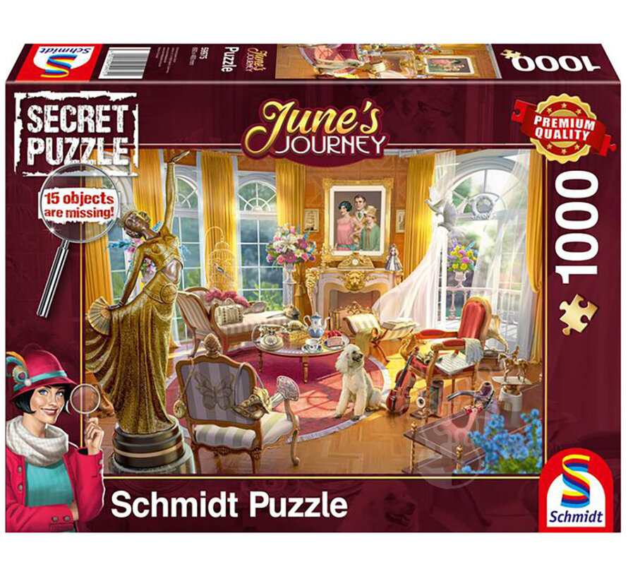 Schmidt Secret Puzzle - Parlor of the Orchid Estate Puzzle 1000pcs - Import