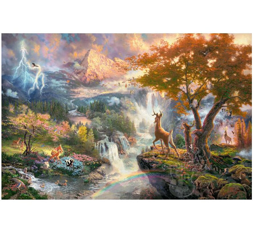 Schmidt Thomas Kinkade - Disney Bambi Puzzle 1000pcs - Import
