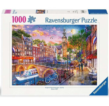 Ravensburger Ravensburger Sunset Over Amsterdam Puzzle 1000pcs - Import