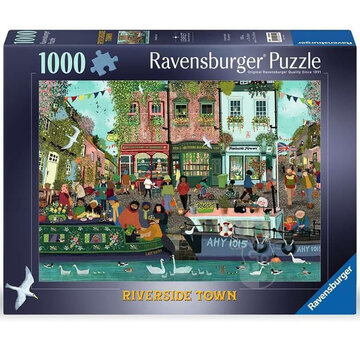 Ravensburger Ravensburger Riverside Town: Along the River Puzzle 1000pcs - Import