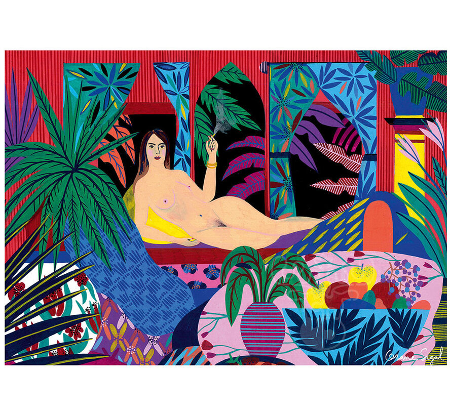 Pieces & Peace Nu à la Cigarette Puzzle 1500pcs