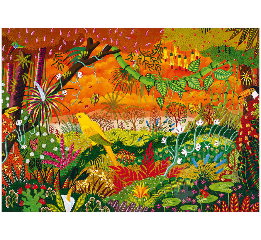 Pieces & Peace Golden Conure (Sun Parakeet) Puzzle 1000pcs