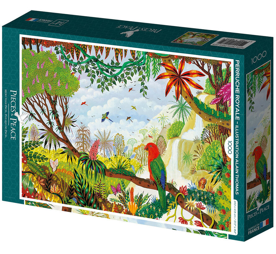 Pieces & Peace Royal Parakeet Puzzle 1000pcs