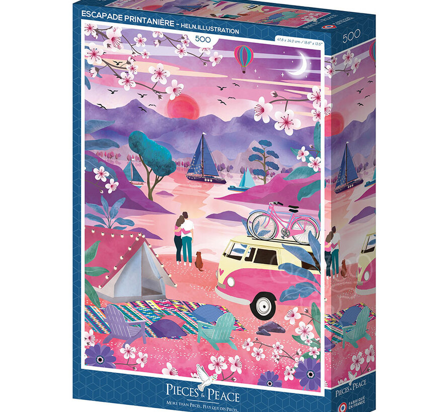 Pieces & Peace Escapade Printanière Puzzle 500pcs