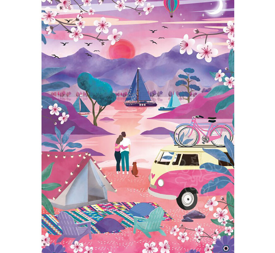 Pieces & Peace Escapade Printanière Puzzle 500pcs
