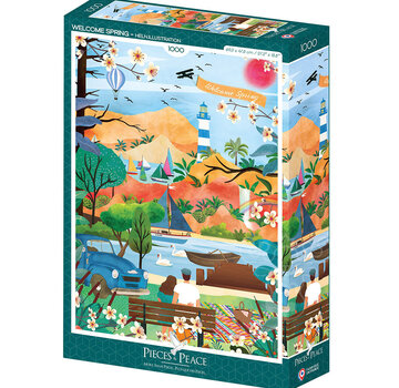 Pieces & Peace Pieces & Peace Welcome Spring Puzzle 1000pcs