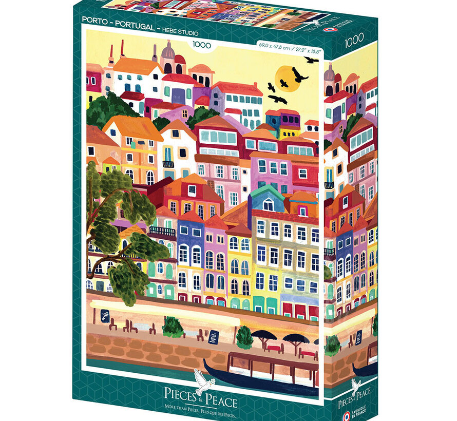Pieces & Peace Porto - Portugal Puzzle 1000pcs