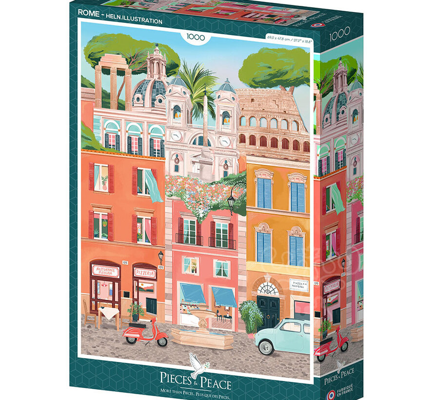Pieces & Peace Rome Puzzle 1000pcs