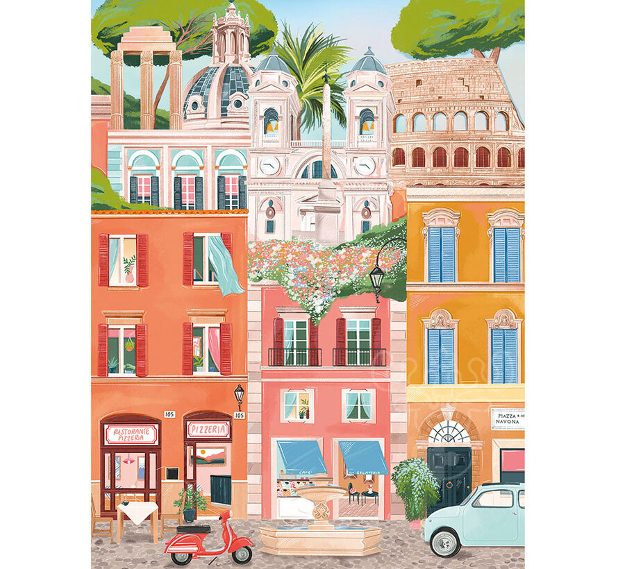 Pieces & Peace Rome Puzzle 1000pcs