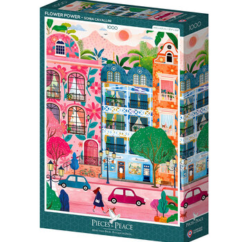 Pieces & Peace Pieces & Peace Flower Power Puzzle 1000pcs