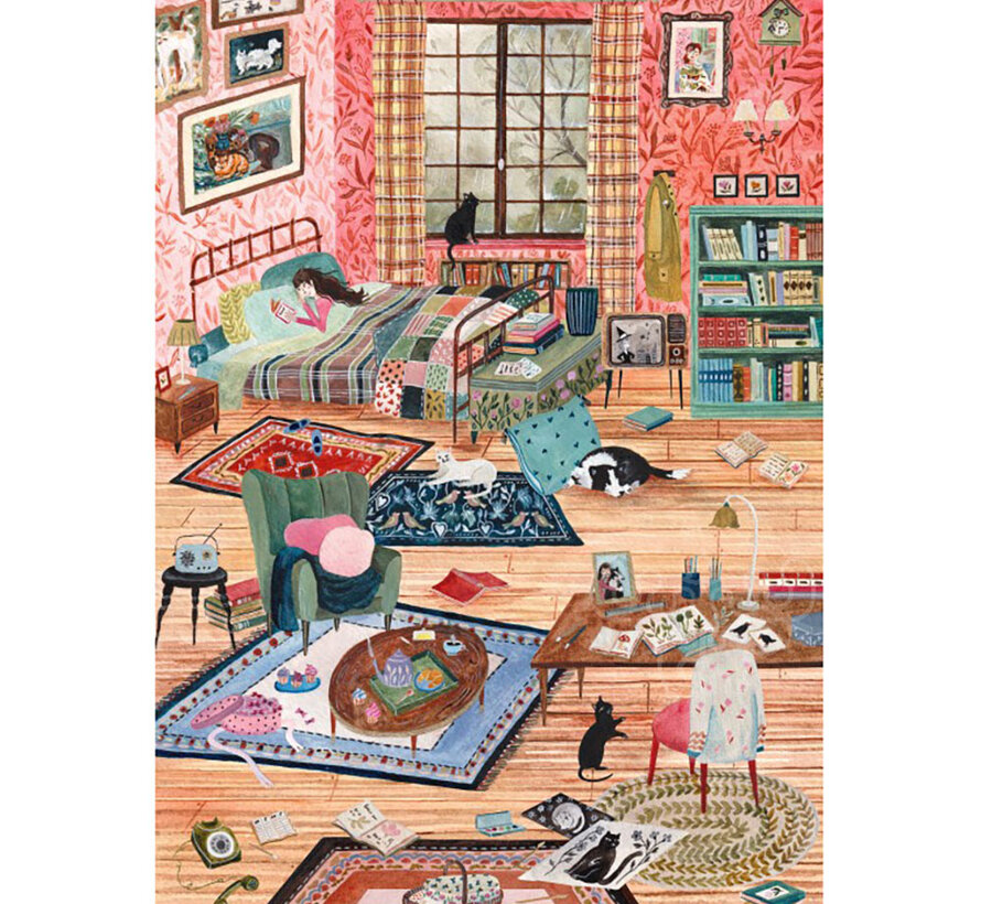 Pieces & Peace A Cozy Day (Une Journée Cosy) Puzzle 1000pcs