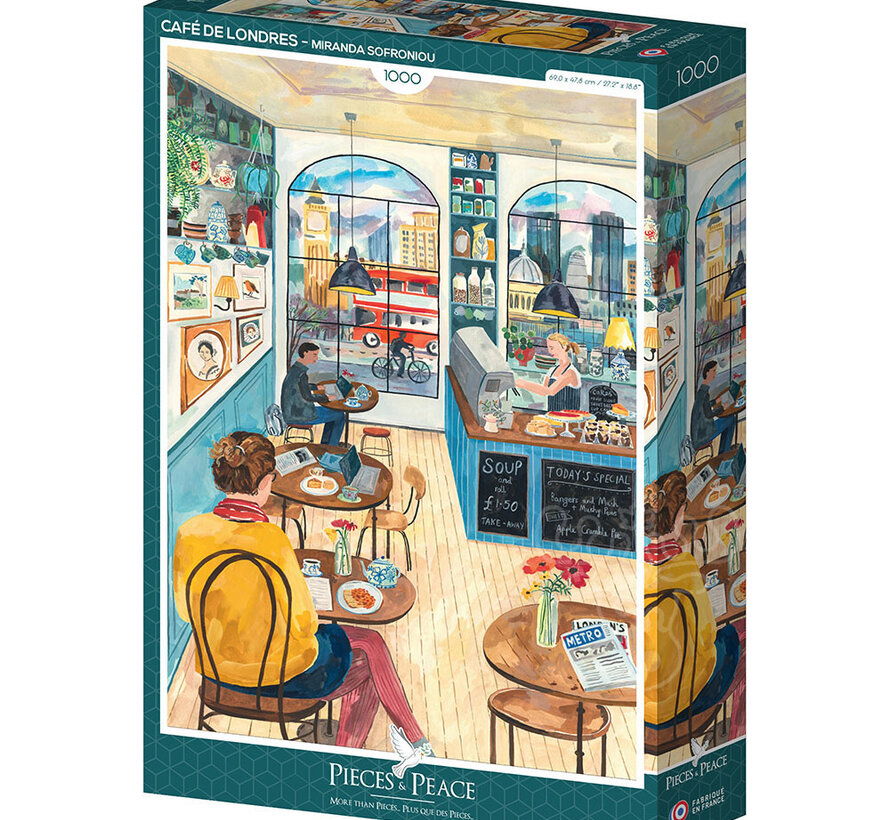 Pieces & Peace Café de Londres Puzzle 1000pcs