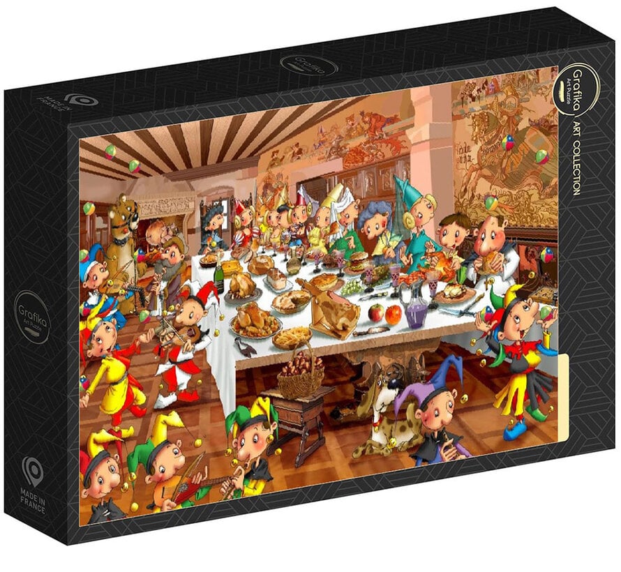 Grafika La Fête Médiévale (The Medieval Festival) - François Ruyer Puzzle 1000pcs