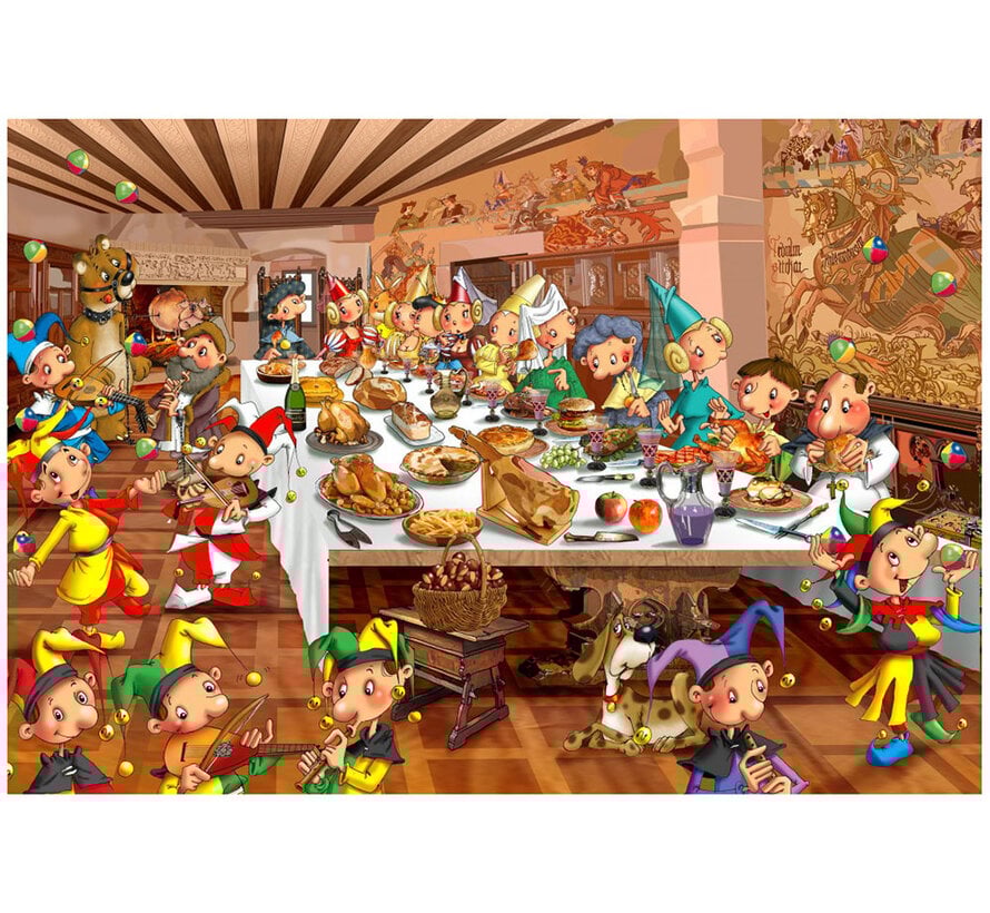 Grafika La Fête Médiévale (The Medieval Festival) - François Ruyer Puzzle 1000pcs