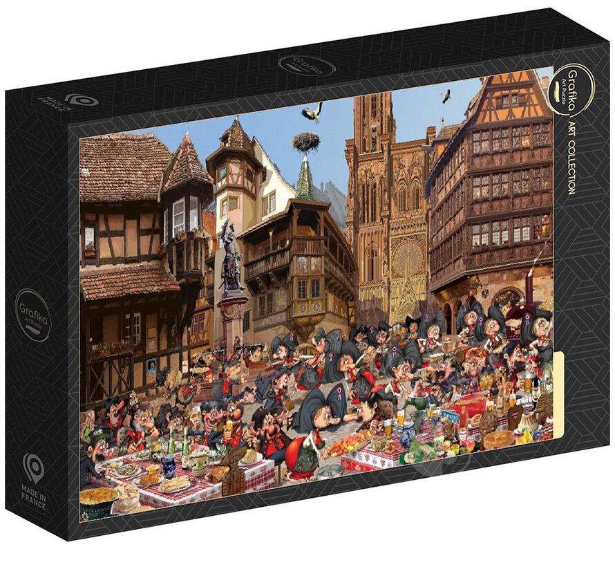 Grafika L'Alsace (Alsace) - François Ruyer Puzzle 1000pcs