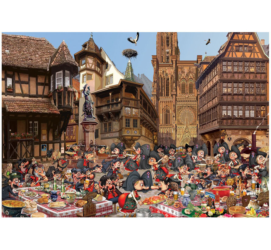 Grafika L'Alsace (Alsace) - François Ruyer Puzzle 1000pcs