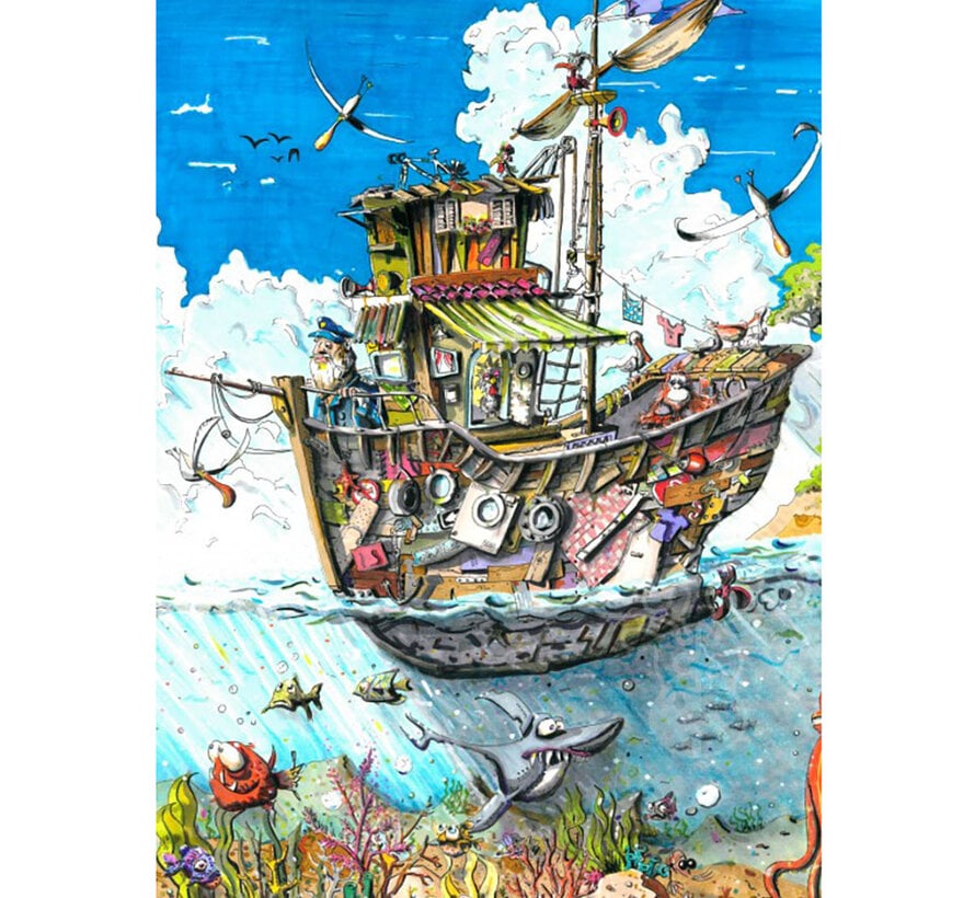 Grafika A l'Assaut des Flots (On The High Seas) Puzzle 1000pcs