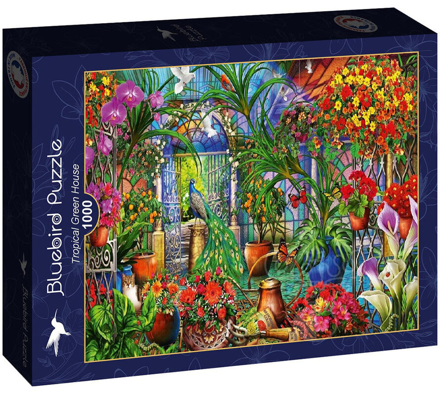 Bluebird Tropical Green House Puzzle 1000pcs